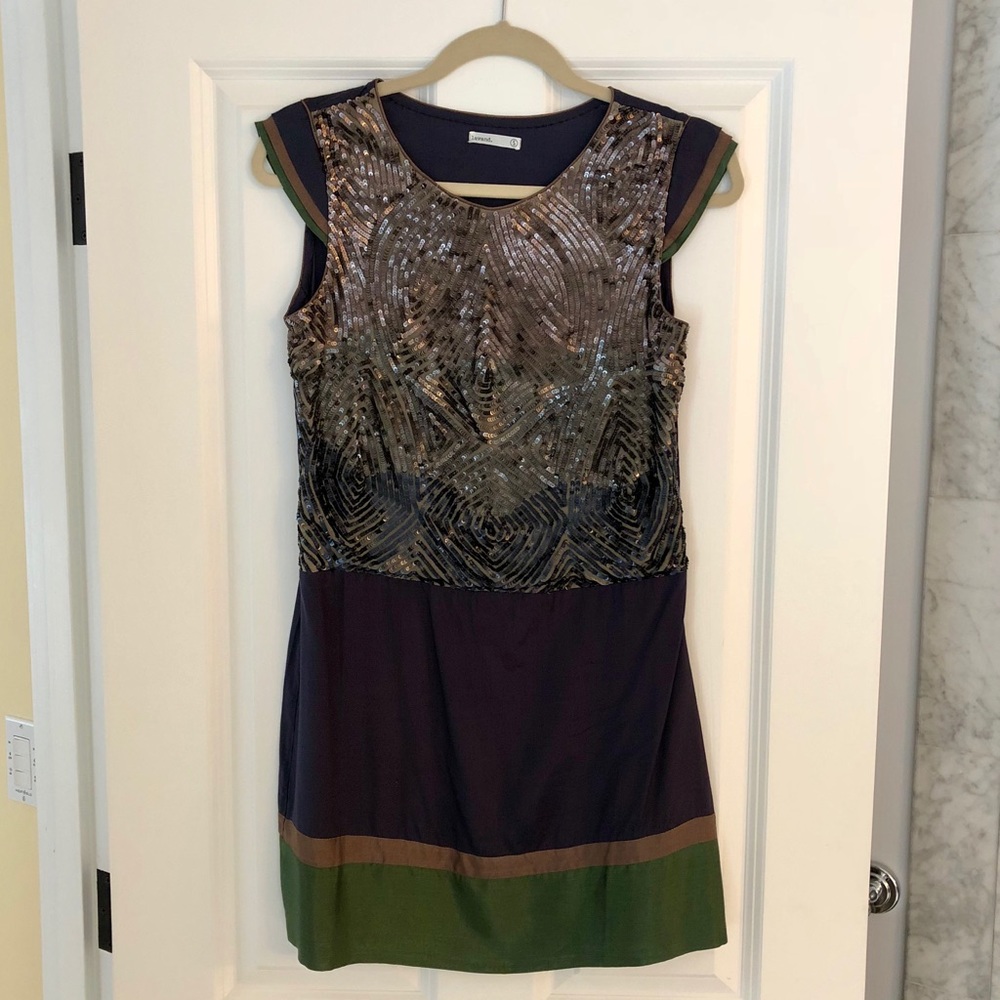 Sequined Dress by UK clothing brand “lavand.”
